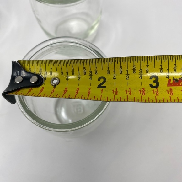 Set of 6 Mini Rounded Glass Jars - Picture 4 of 5